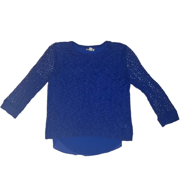Lucky Brand Cinema Sweater, Size XS, Blue - Picture 3 of 11